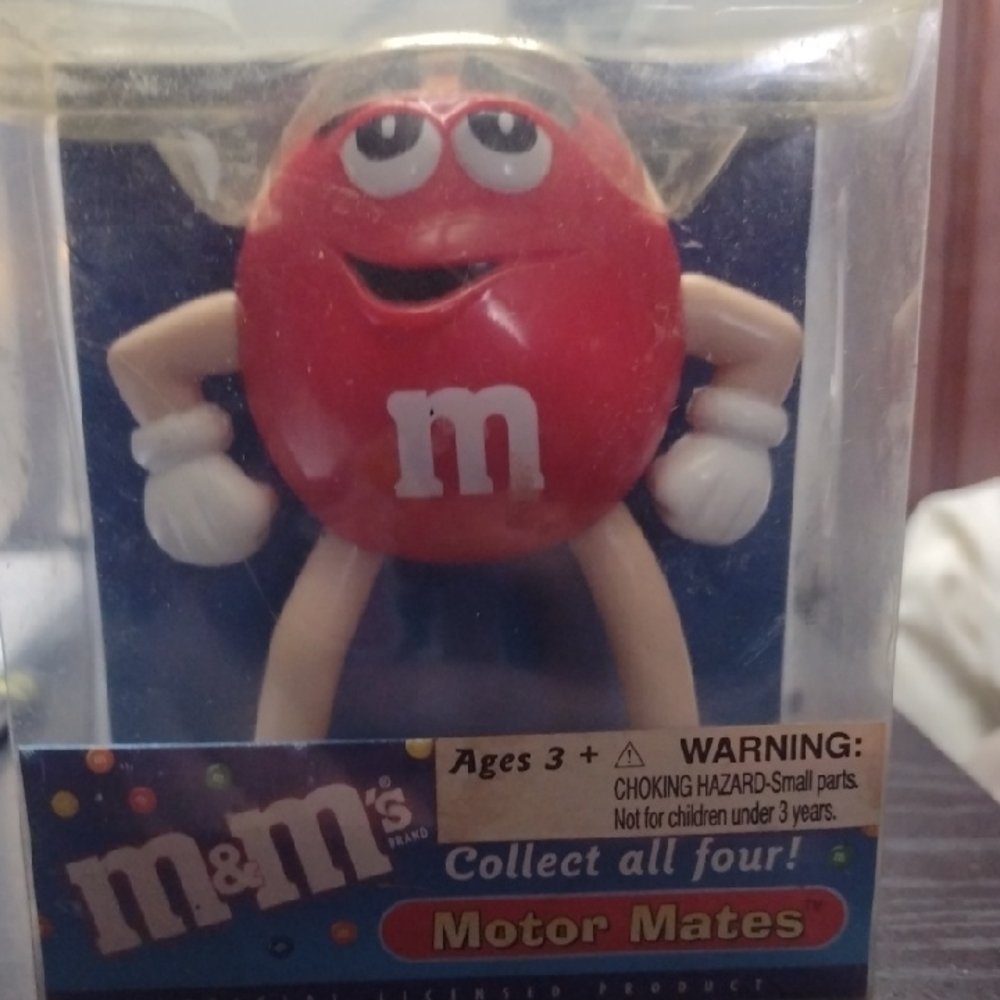 M&M's Red Motor Mates Collectible 3/4